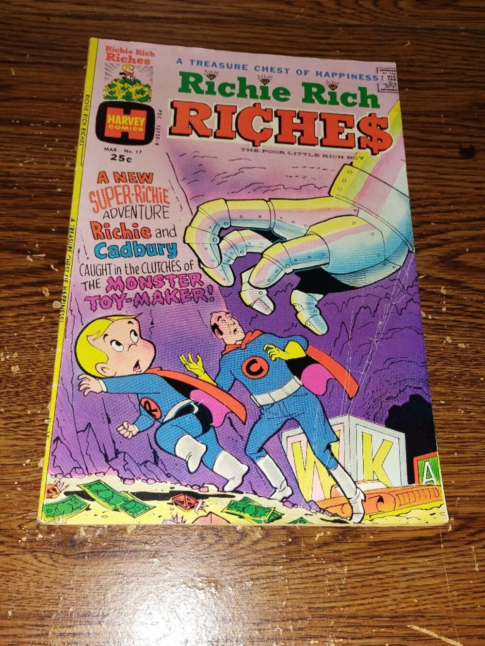 Richie Rich Riches #17  (Harvey Comics, 1975)